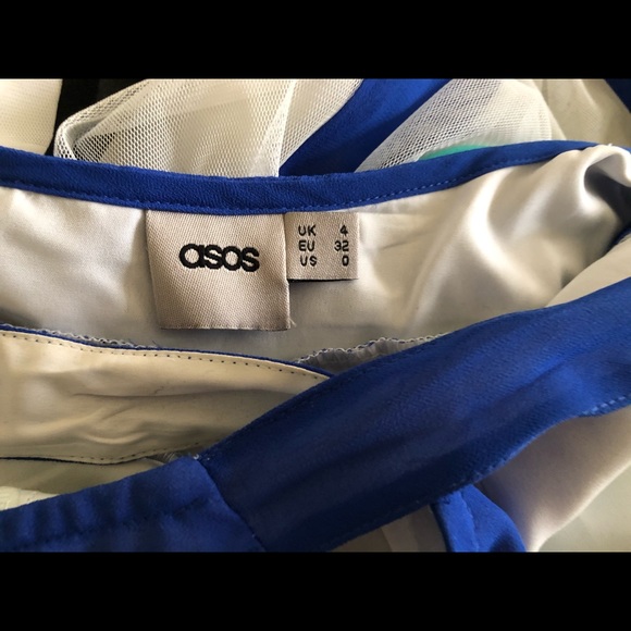 ASOS multicolored maxi dress Size US 0 - Picture 4 of 4